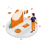a animation image of email box digital marketing expert in kerala
