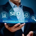 digital marketing expert in kerala animation image of seo text